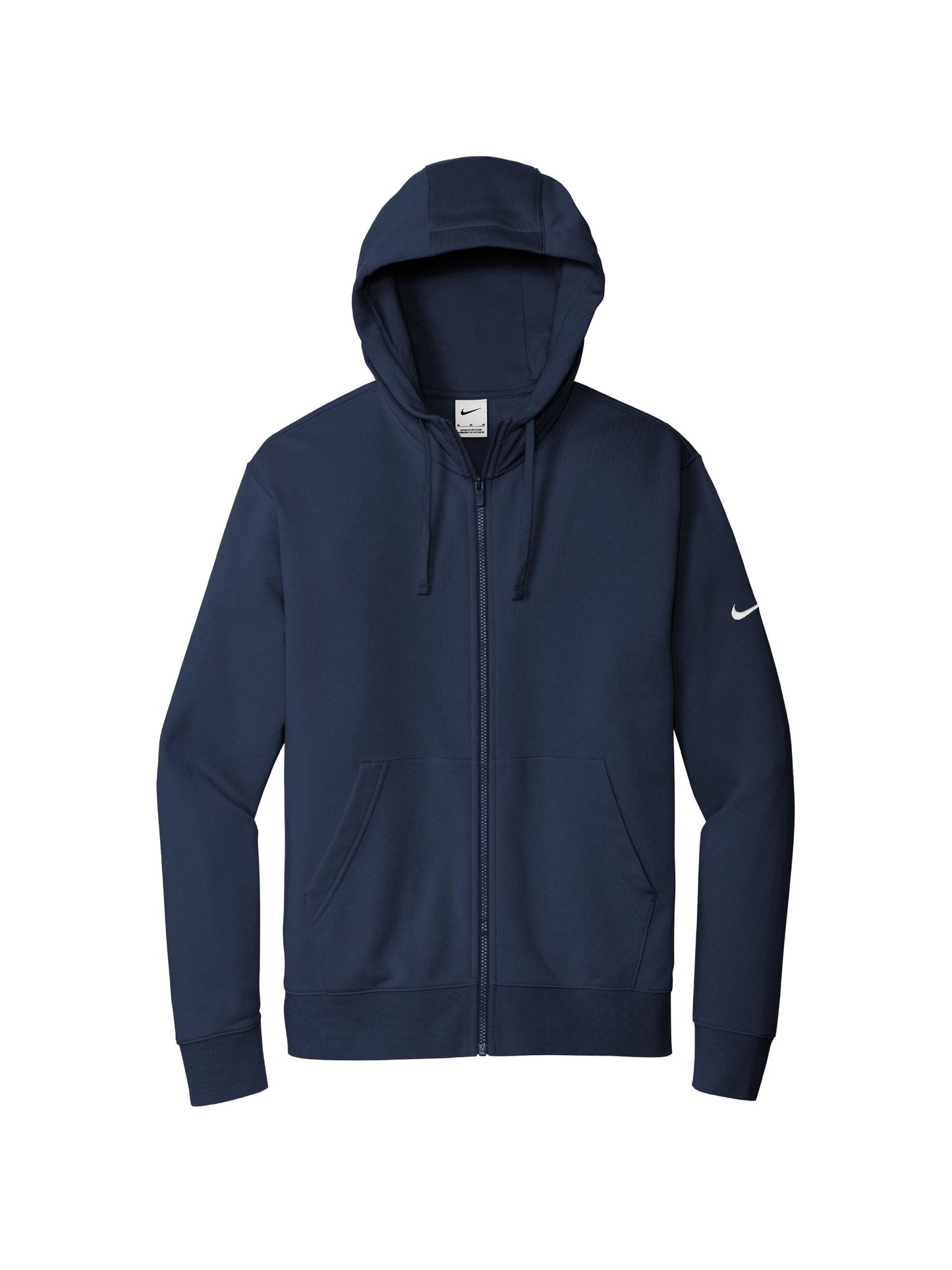 RR46-306. Nike Club Fleece Sleeve Swoosh Full-Zip Hoodie