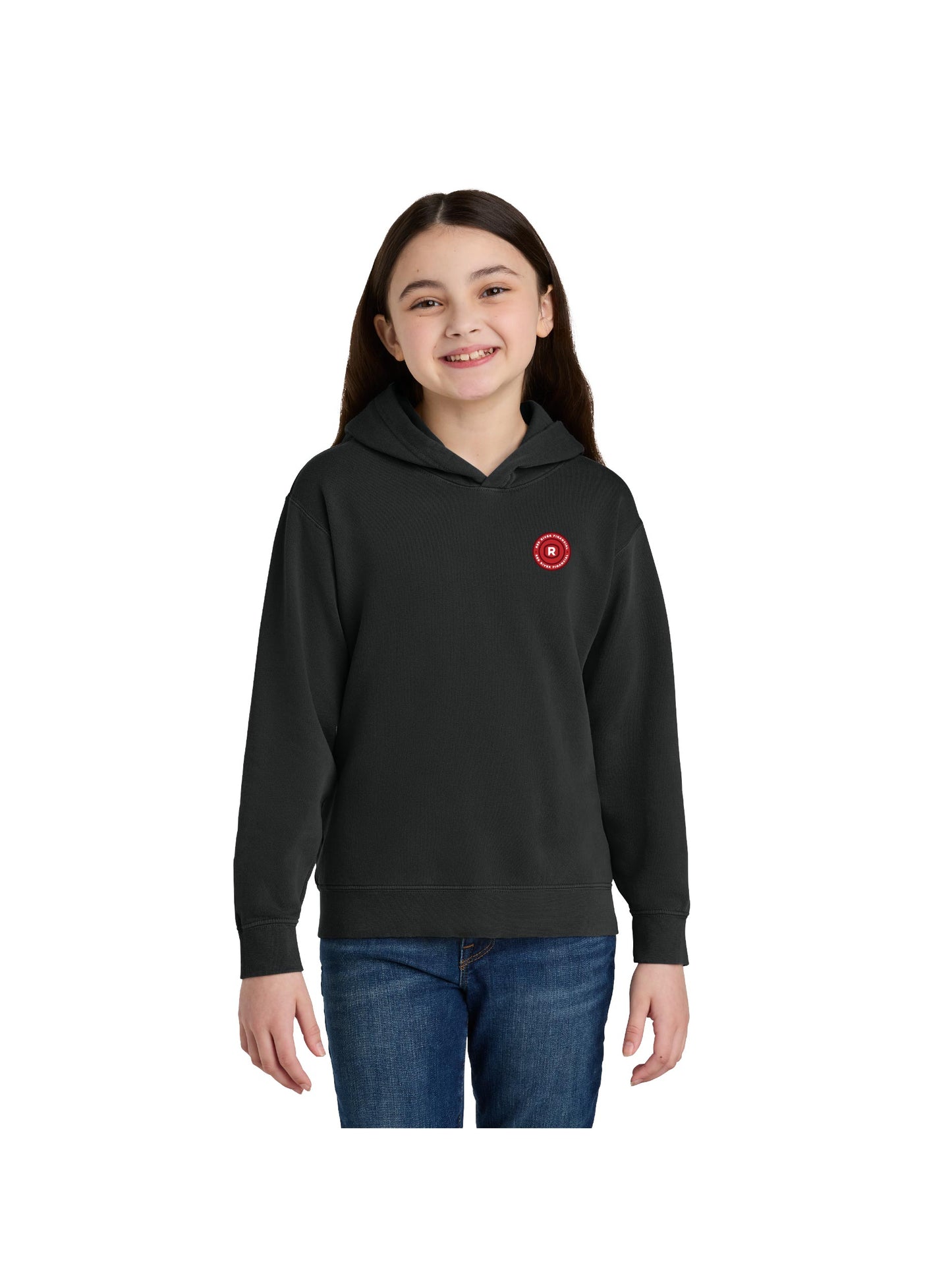 RRF303. Comfort Colors® Youth Lightweight Hooded Sweatshirt