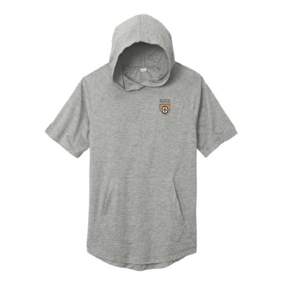 WRJ205. Sport-Tek ® PosiCharge ® Tri-Blend Wicking Short Sleeve Hoodie