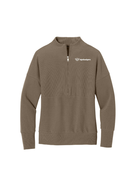 SB100. Mercer+Mettle Women’s Linear Texture 1/4-Zip