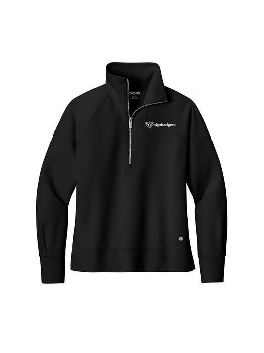 SB101. OGIO Women’s Luuma 1/2-Zip