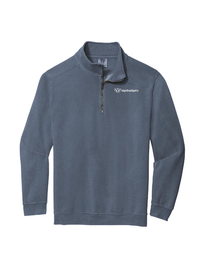 SB306. Comfort Colors Ring Spun 1/4-Zip Sweatshirt