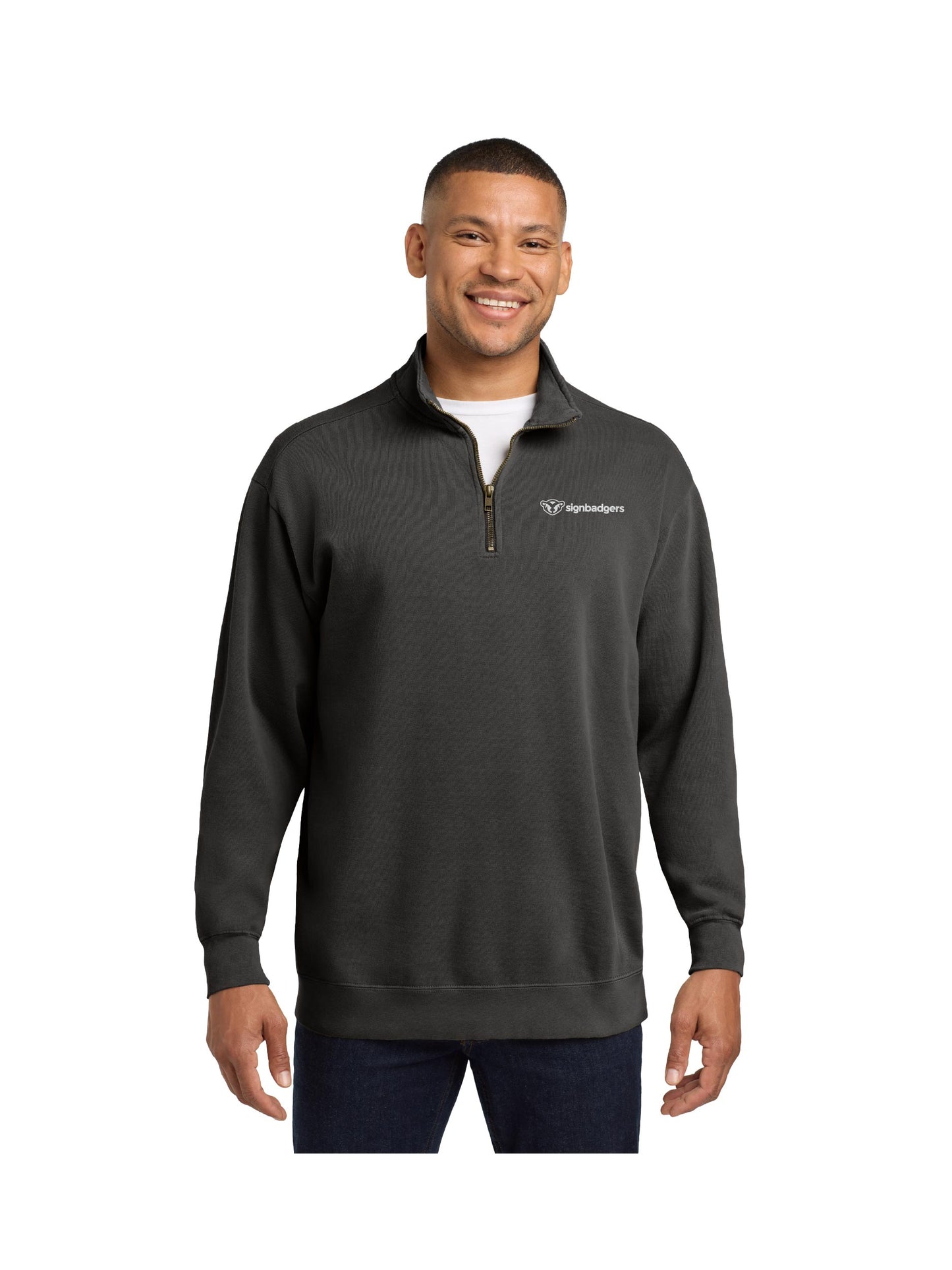 SB306. Comfort Colors Ring Spun 1/4-Zip Sweatshirt