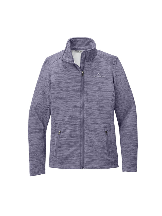 SH119. Port Authority® Ladies Digi Stripe Fleece Jacket
