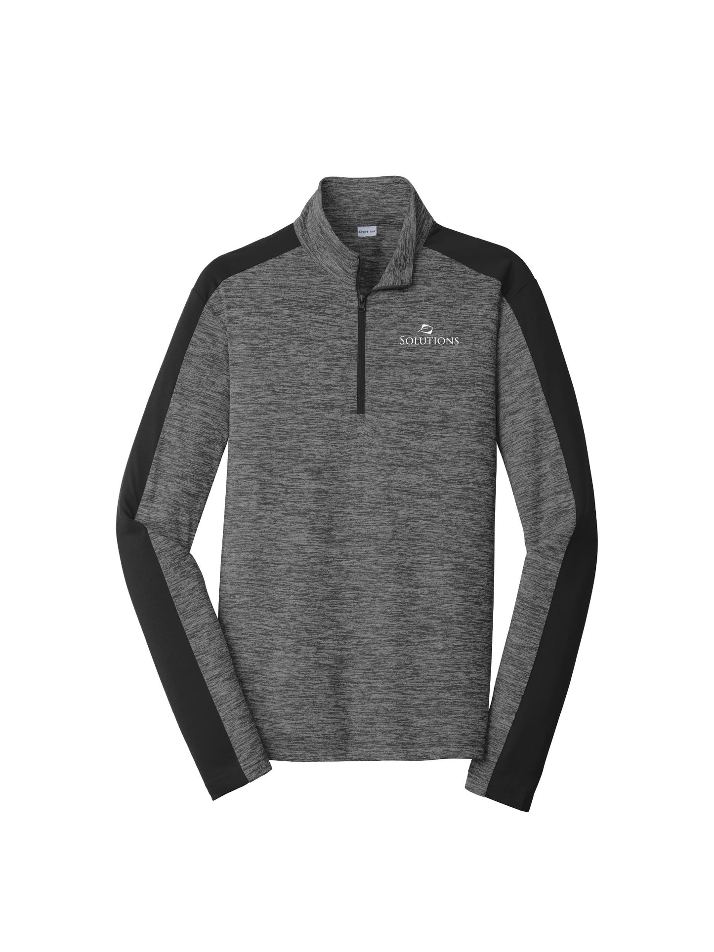 SH202. Sport-Tek® PosiCharge® Electric Heather Colorblock 1/4-Zip Pullover