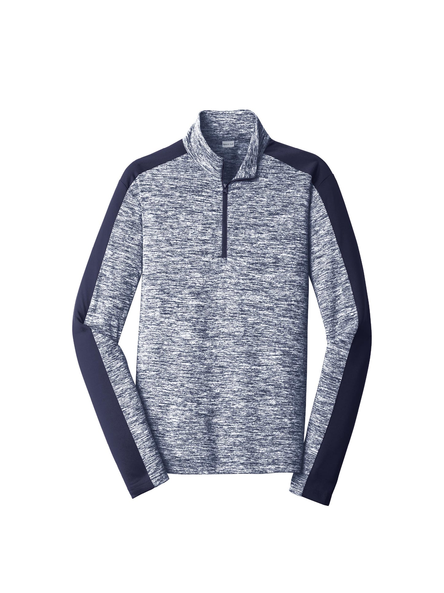 SH202. Sport-Tek® PosiCharge® Electric Heather Colorblock 1/4-Zip Pullover