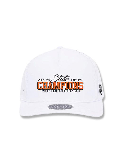 MSH500. "Moorhead Spuds Champion" Title Wave Hockey Hat