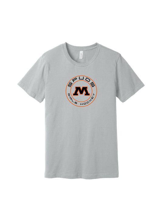 GHMHS300. Girls Hockey BELLA+CANVAS® Unisex Jersey Short Sleeve Tee