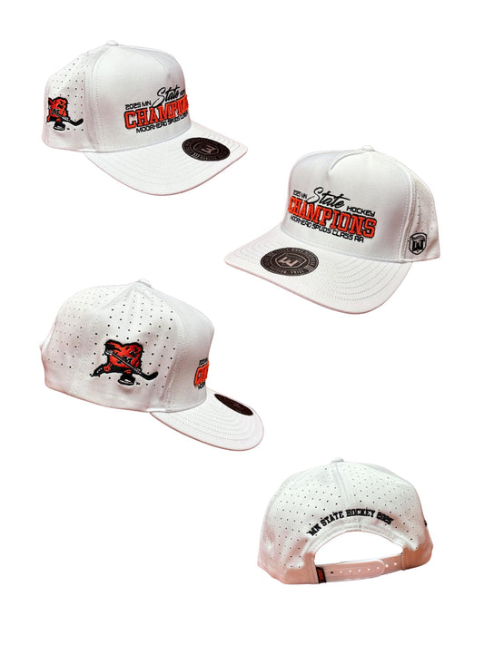 MSH500. "Moorhead Spuds Champion" Title Wave Hockey Hat