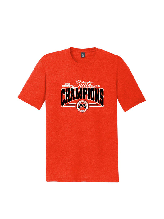 MSH301. "Moorhead Spuds Champion" District ® Perfect Tri ® Tee