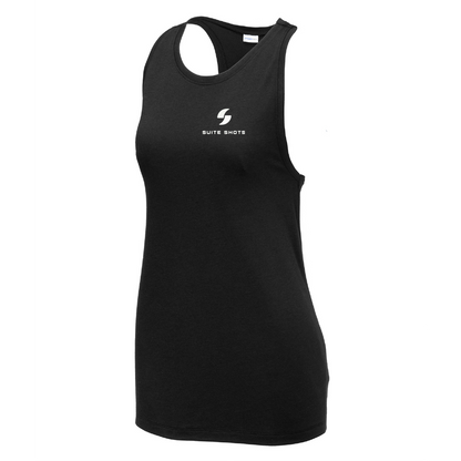 SST107. Sport-Tek® Ladies PosiCharge® Tri-Blend Wicking Tank