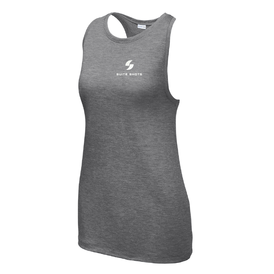 SST117. Sport-Tek® Ladies PosiCharge® Tri-Blend Wicking Tank