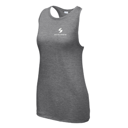 SST107. Sport-Tek® Ladies PosiCharge® Tri-Blend Wicking Tank