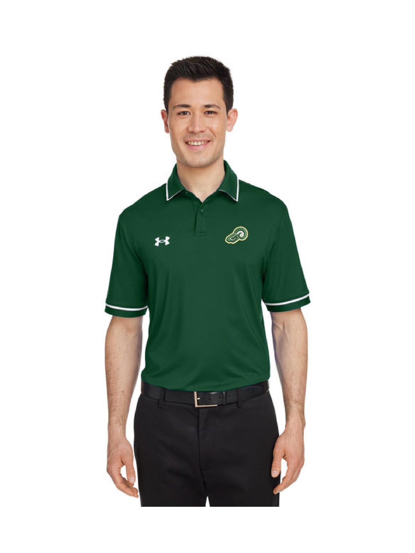 TG213. Under Armour Men's Tipped Teams Performance Polo