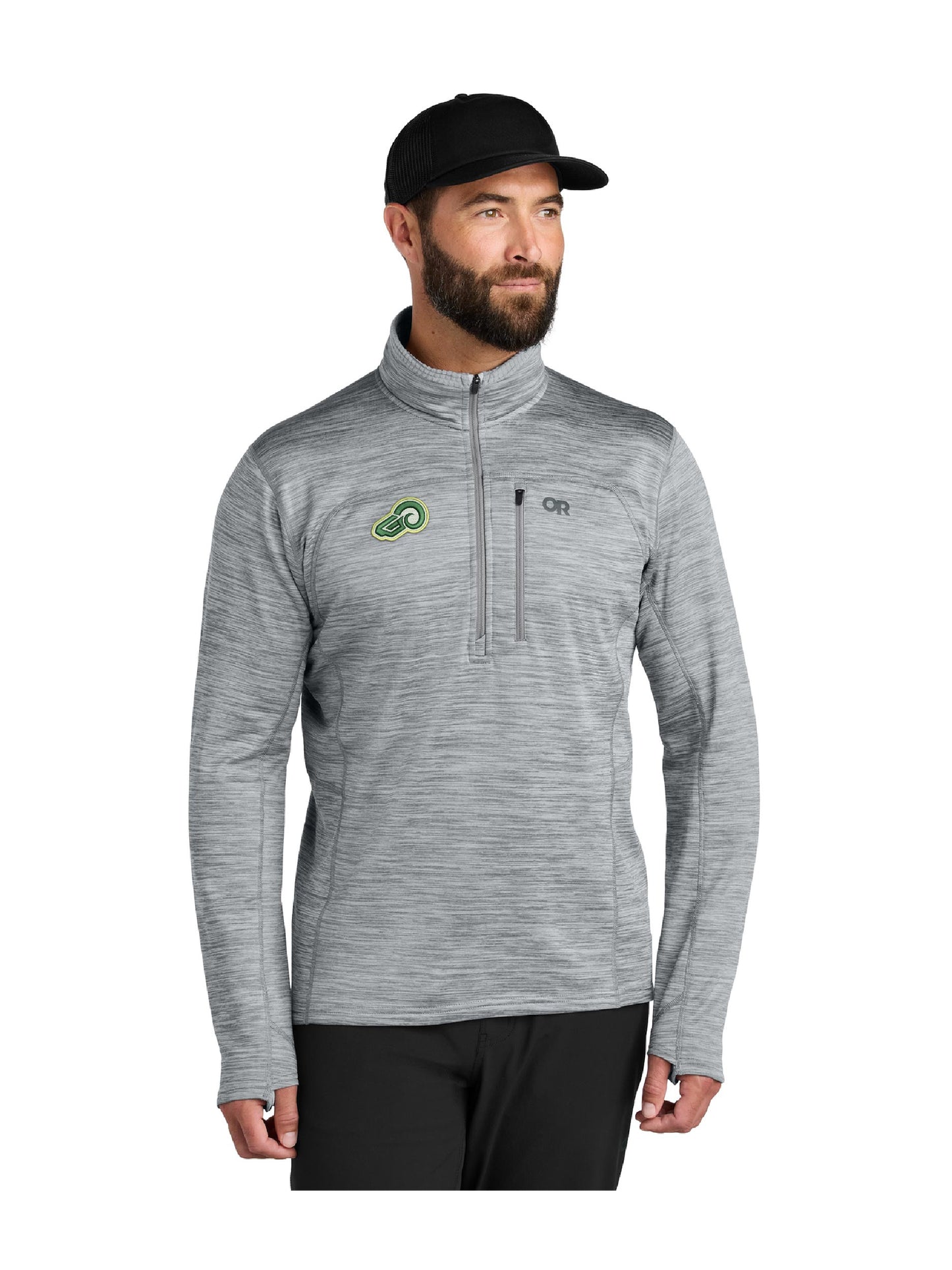 TG215. Outdoor Research® Tech Grid 1/4-Zip Fleece