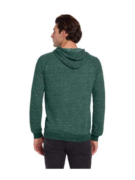 TG218. Jerzees ® Snow Heather French Terry Raglan Hoodie