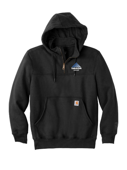 TRCN232. Carhartt Rain Defender Paxton Heavyweight Hooded Zip Mock Sweatshirt