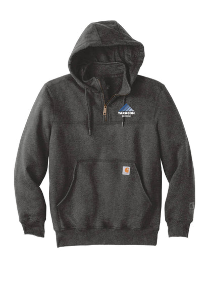 TRCN232. Carhartt Rain Defender Paxton Heavyweight Hooded Zip Mock Sweatshirt
