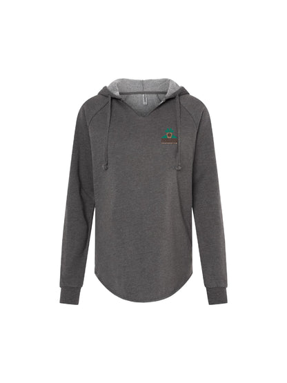 MNDK102. Ladies Lightweight Hooded Sweatshirt