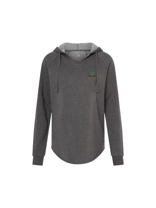 MNDK102. Ladies Lightweight Hooded Sweatshirt