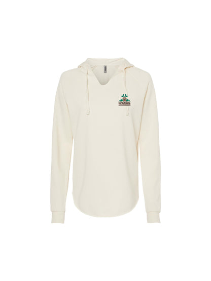 MNDK102. Ladies Lightweight Hooded Sweatshirt