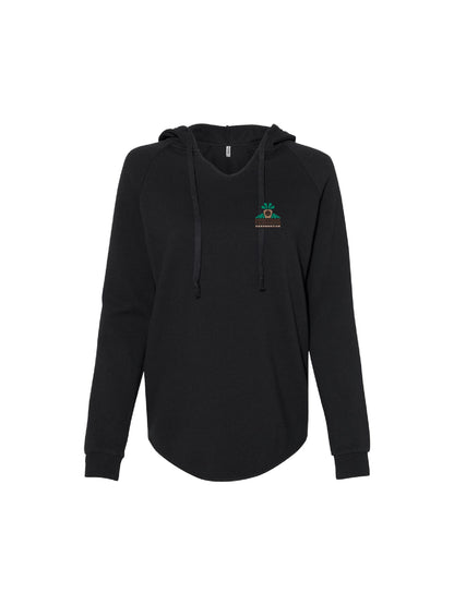 MNDK102. Ladies Lightweight Hooded Sweatshirt