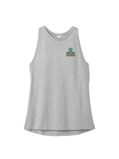 MNDK104. Sport-Tek Ladies Posicharge Tri-Blend Wicking Tank