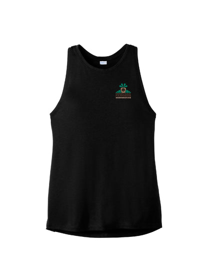 MNDK104. Sport-Tek Ladies Posicharge Tri-Blend Wicking Tank