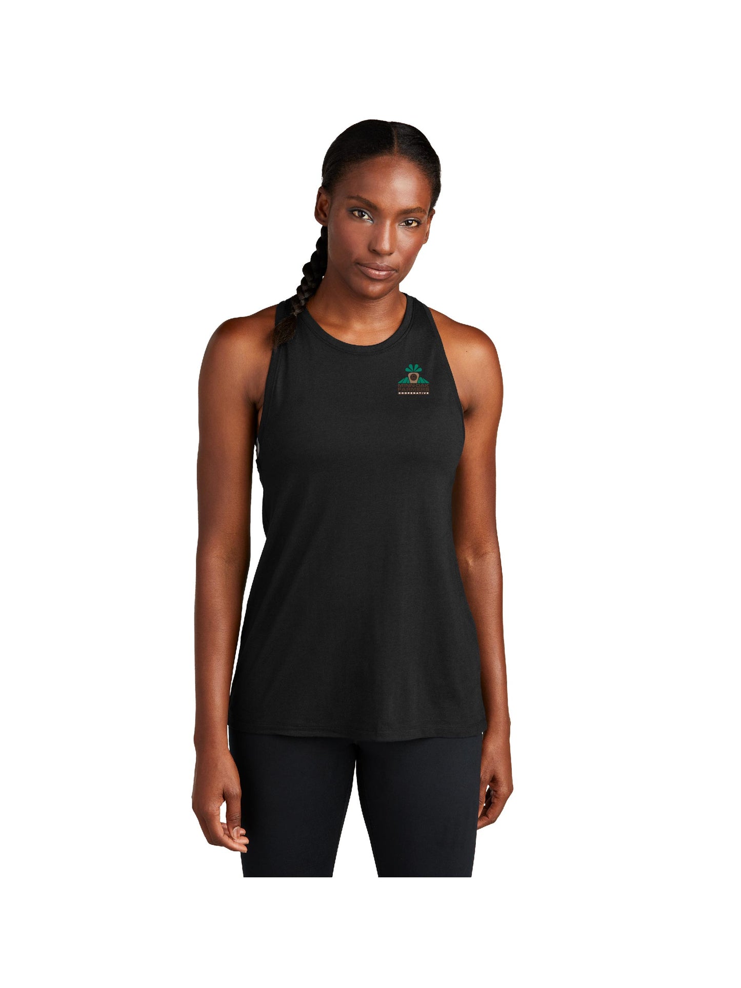 MNDK104. Sport-Tek Ladies Posicharge Tri-Blend Wicking Tank