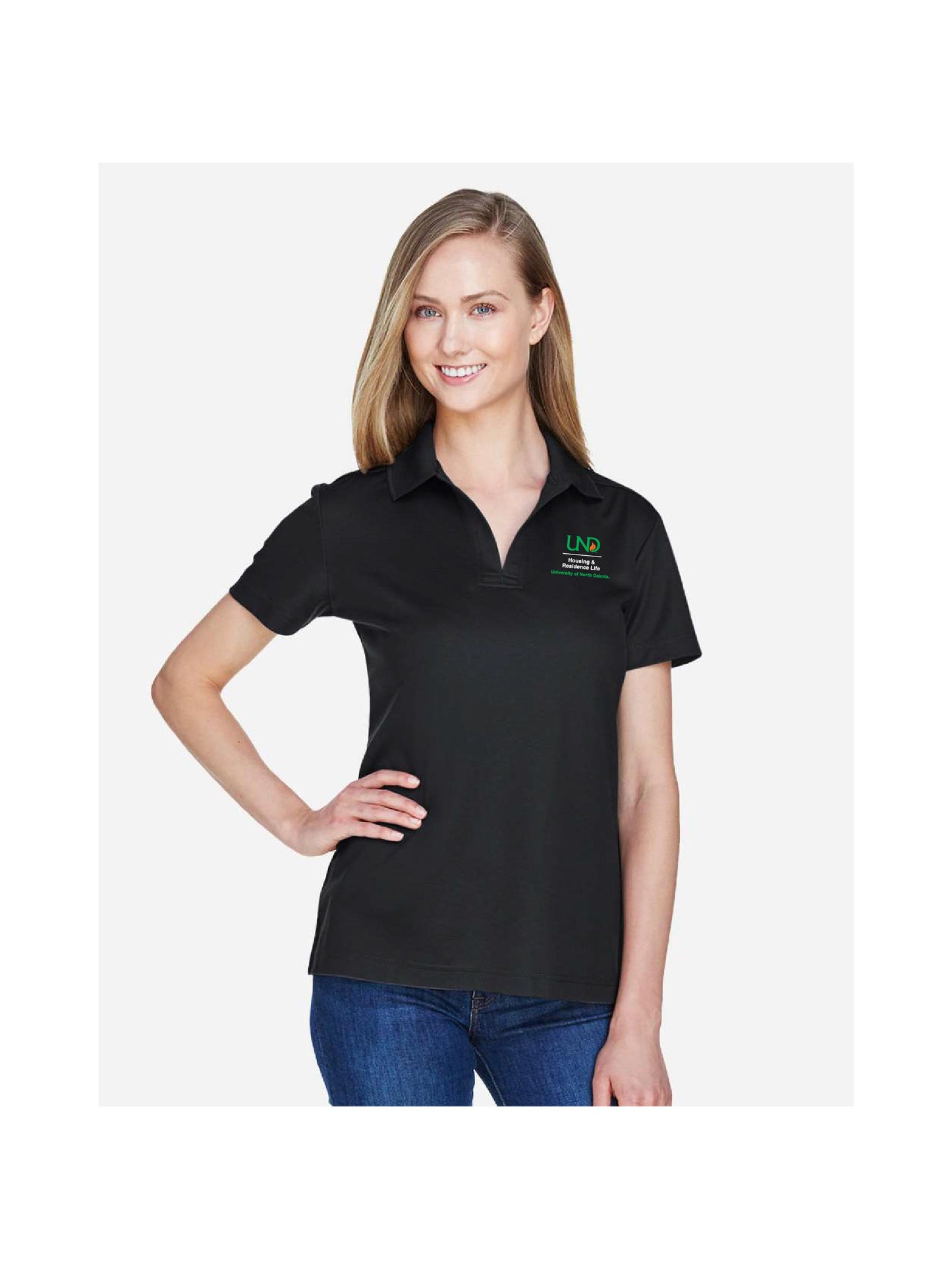UND101. Devon & Jones Performance™ Ladies' Plaited Polo
