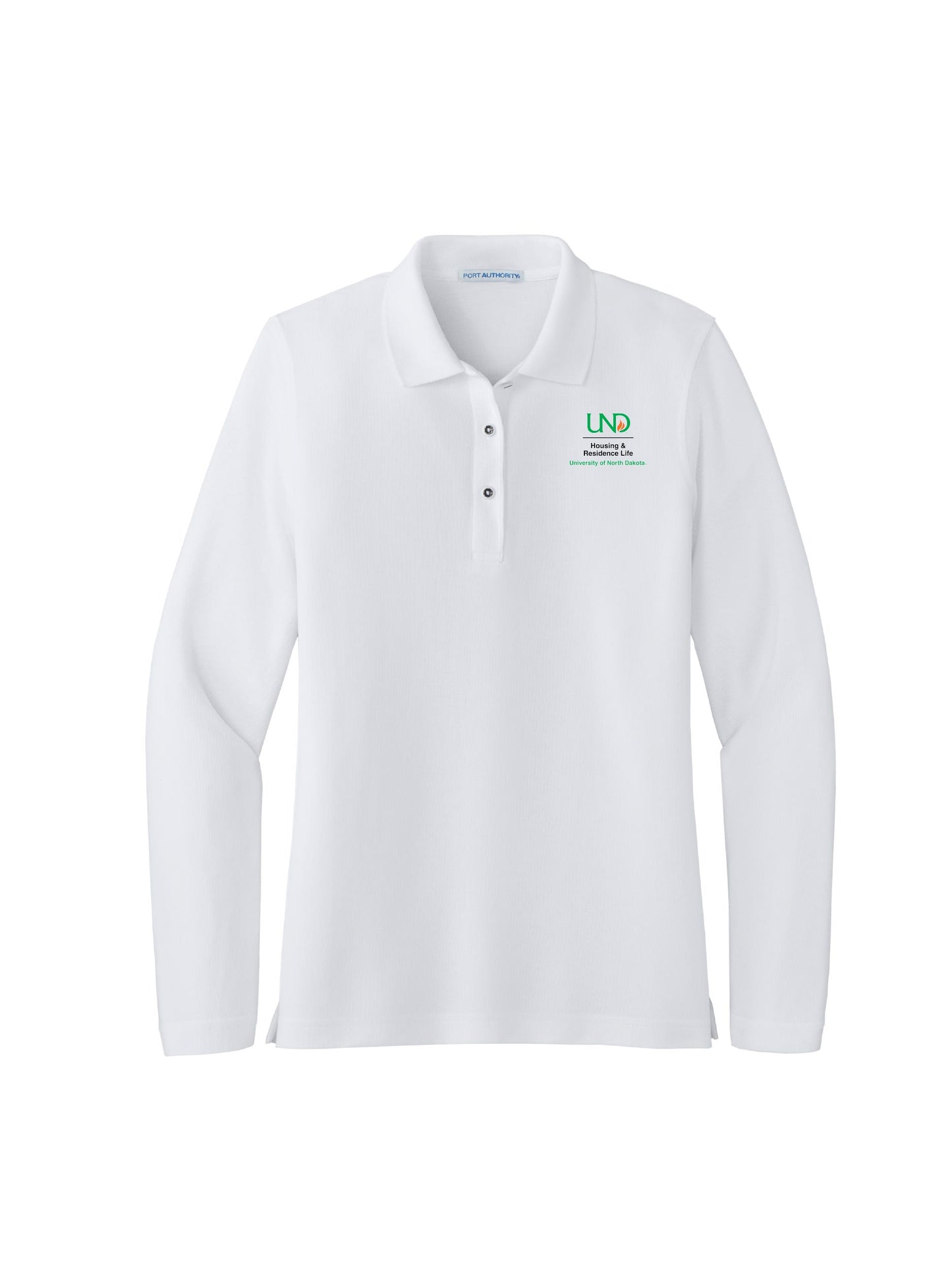 UND111. Port Authority® Ladies' Silk Touch Long Sleeve Polo