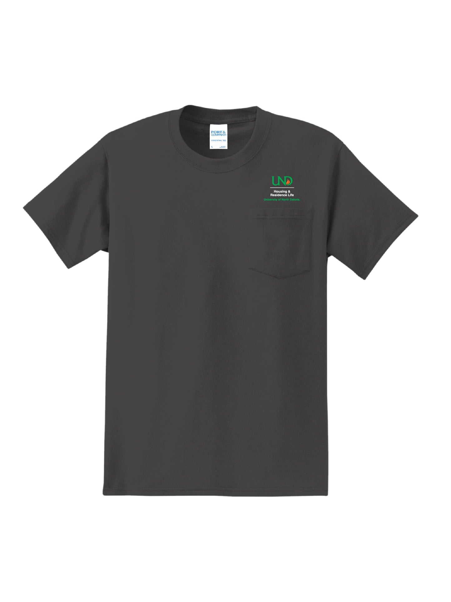 UND213. Port & Company® Tall Essential Pocket Tee