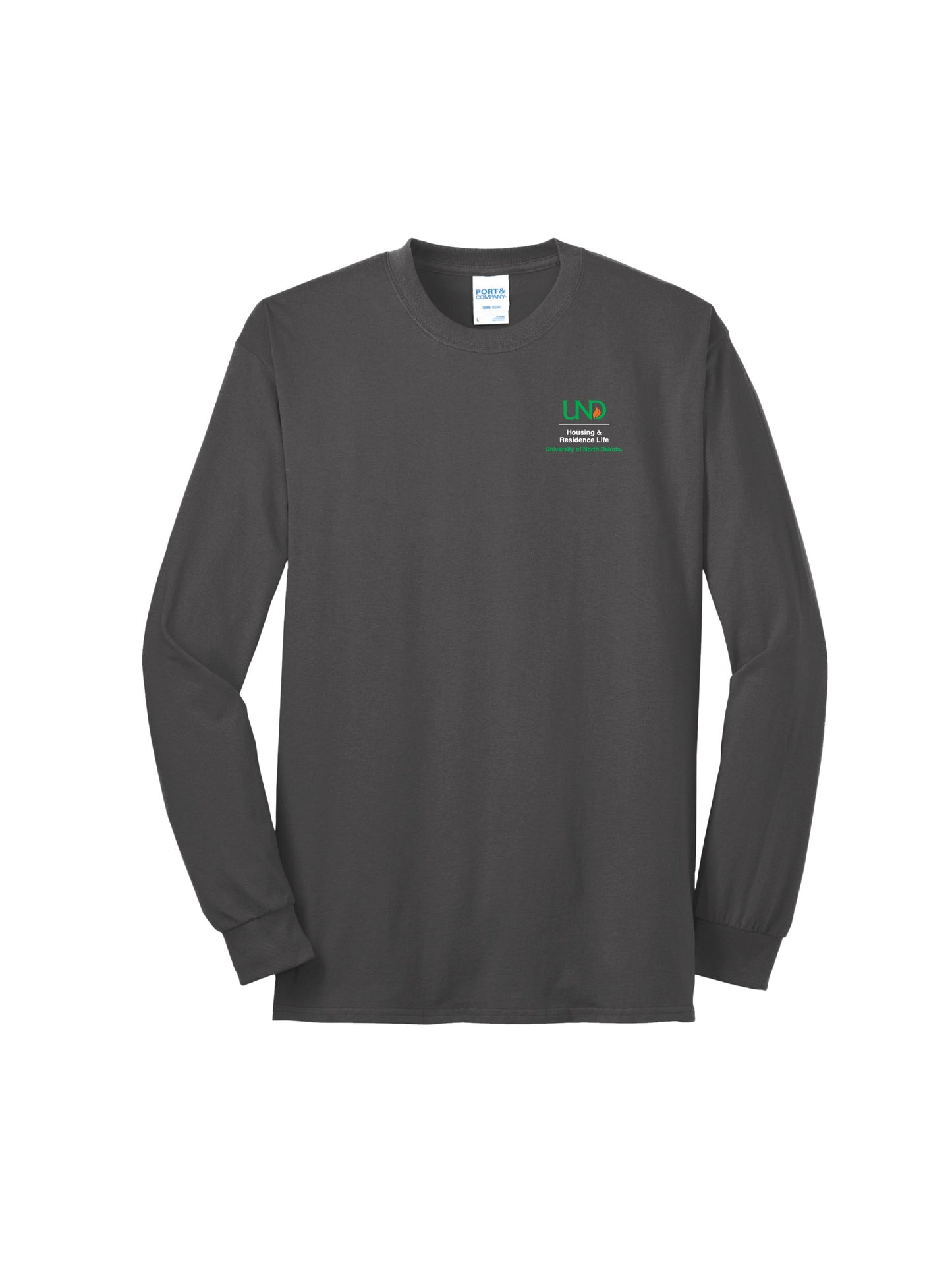 UND209. Port & Company® Long Sleeve Core Blend Tee