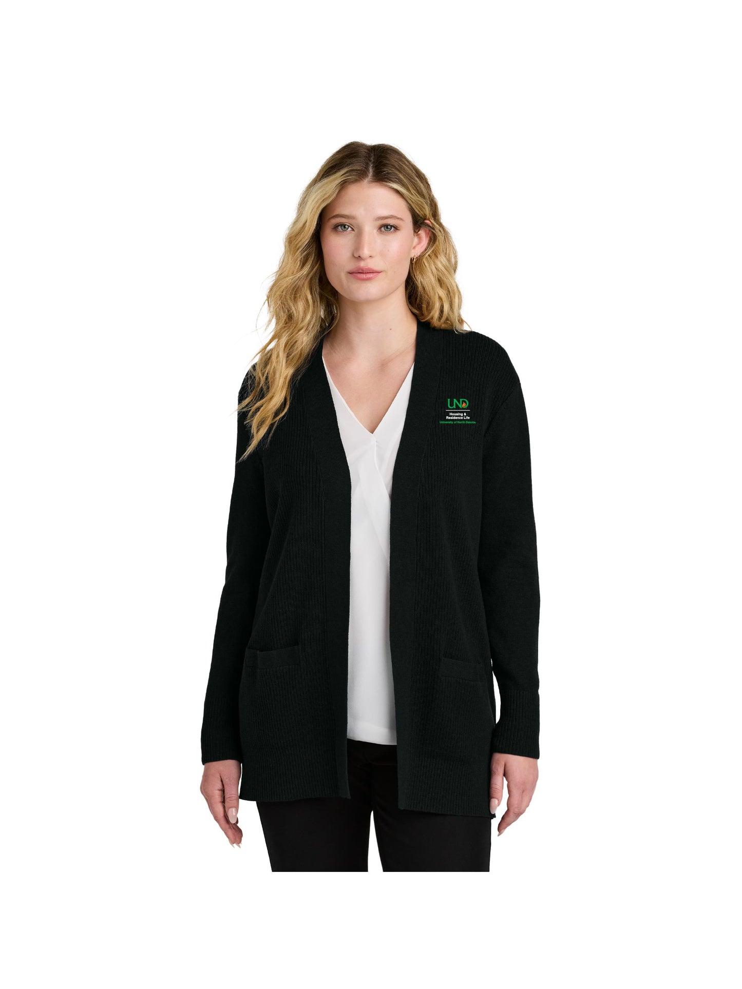 UND118. Port Authority Women’s Easy Care Open-Front Cardigan Sweater