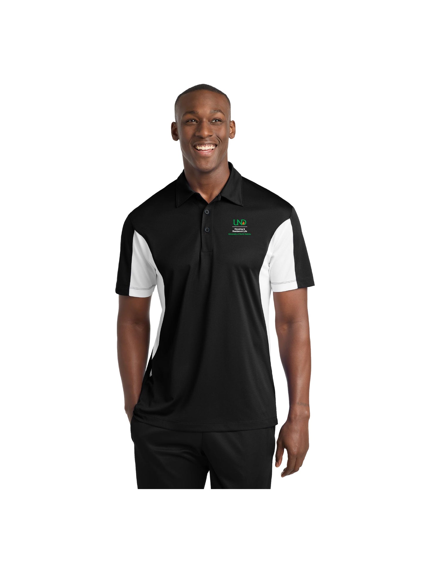 UND249. Sport-Tek Side Blocked Micropique Sport-Wick Polo