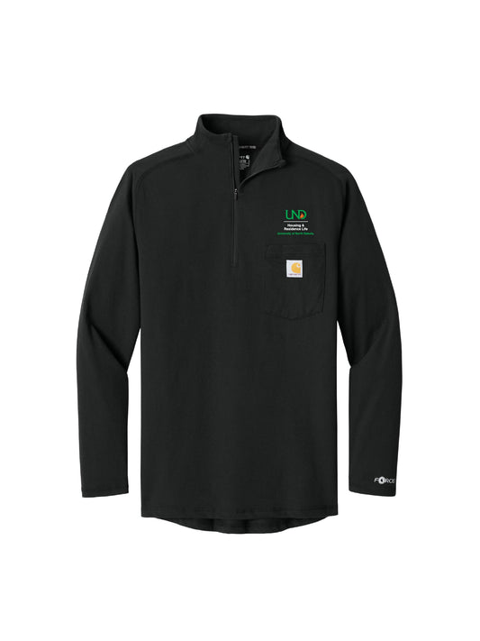 UND251. Carhartt Force® 1/4-Zip Long Sleeve T-Shirt
