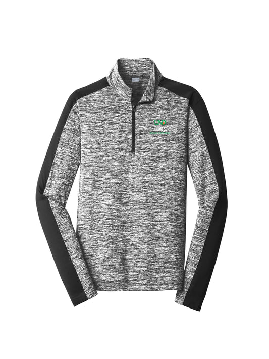 UND254. Sport-Tek PosiCharge Electric Heather Colorblock 1/4-Zip Pullover
