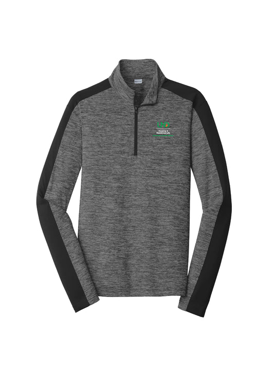 UND254. Sport-Tek PosiCharge Electric Heather Colorblock 1/4-Zip Pullover