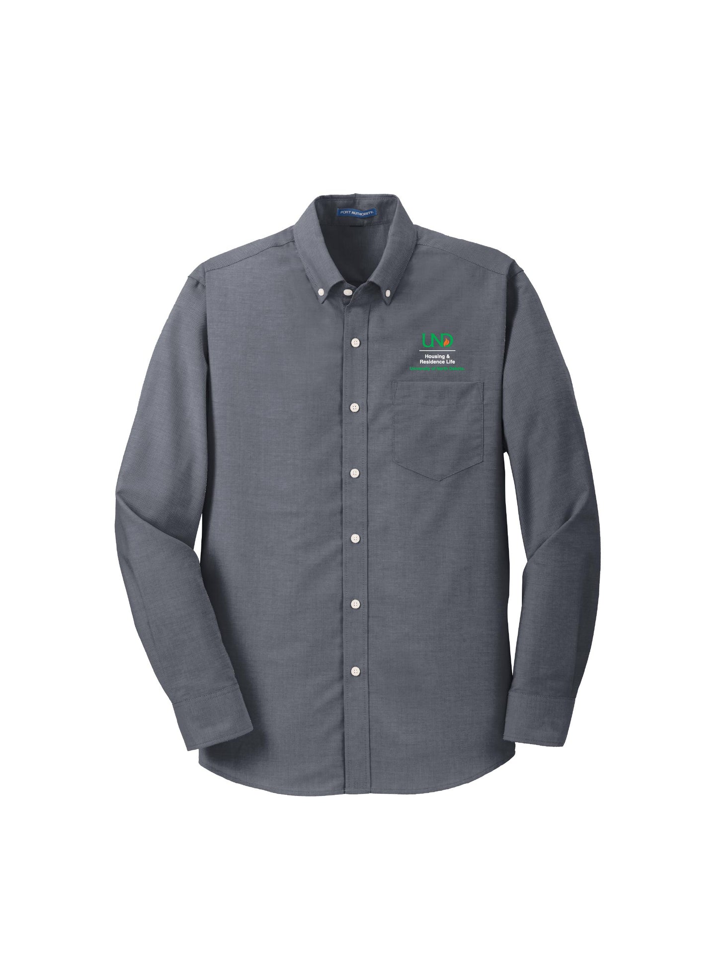 UND256. Port Authority SuperPro Oxford Shirt