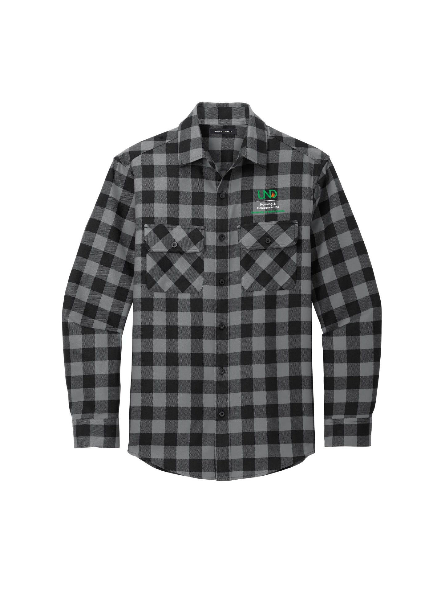 UND259. Port Authority Plaid Flannel Shirt