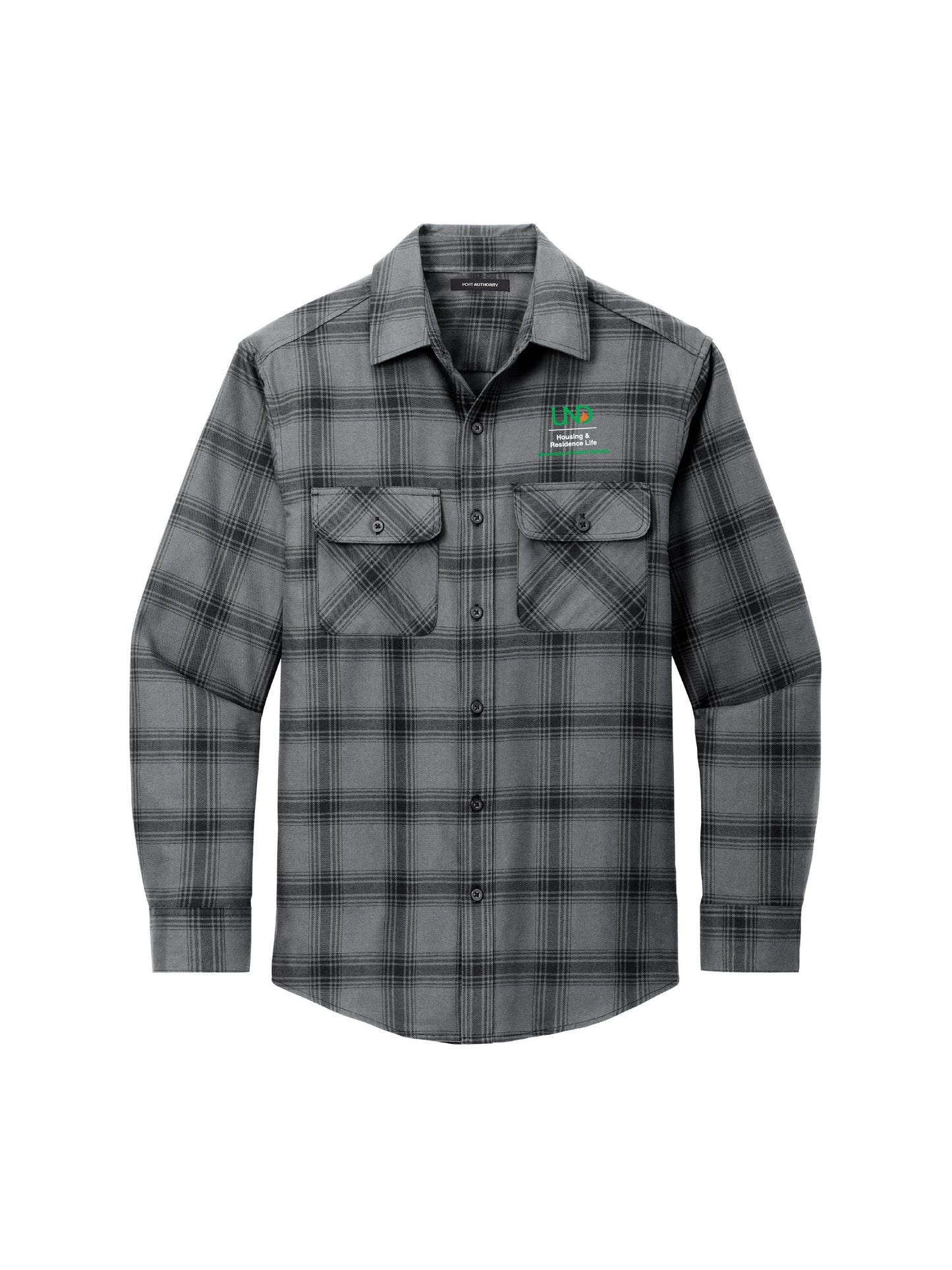 UND259. Port Authority Plaid Flannel Shirt