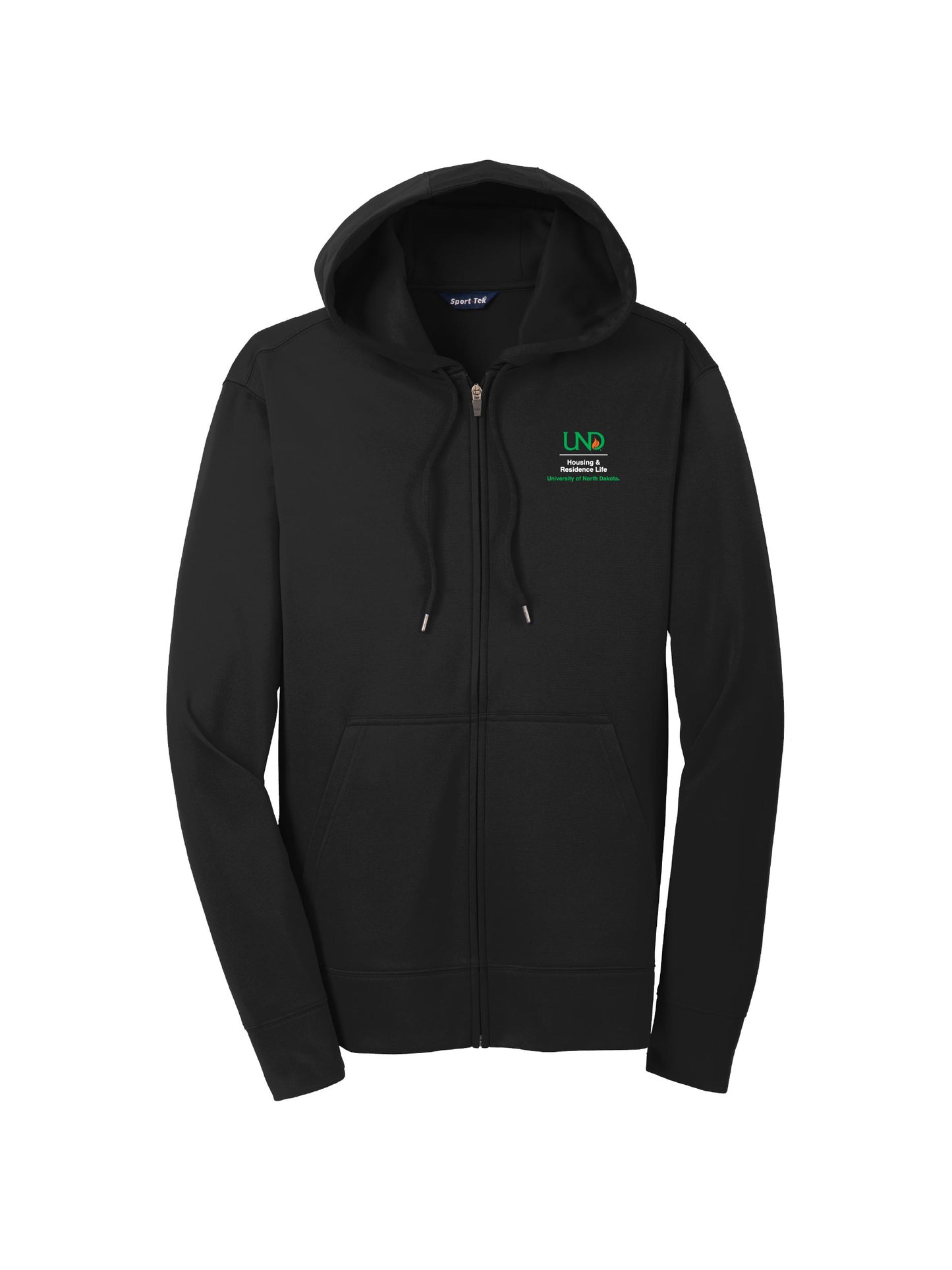 UND232. Sport-Tek® Men's Sport-Wick® Fleece Full-Zip Hooded Jacket