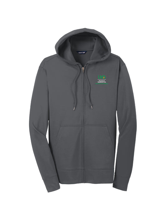 UND232. Sport-Tek® Men's Sport-Wick® Fleece Full-Zip Hooded Jacket