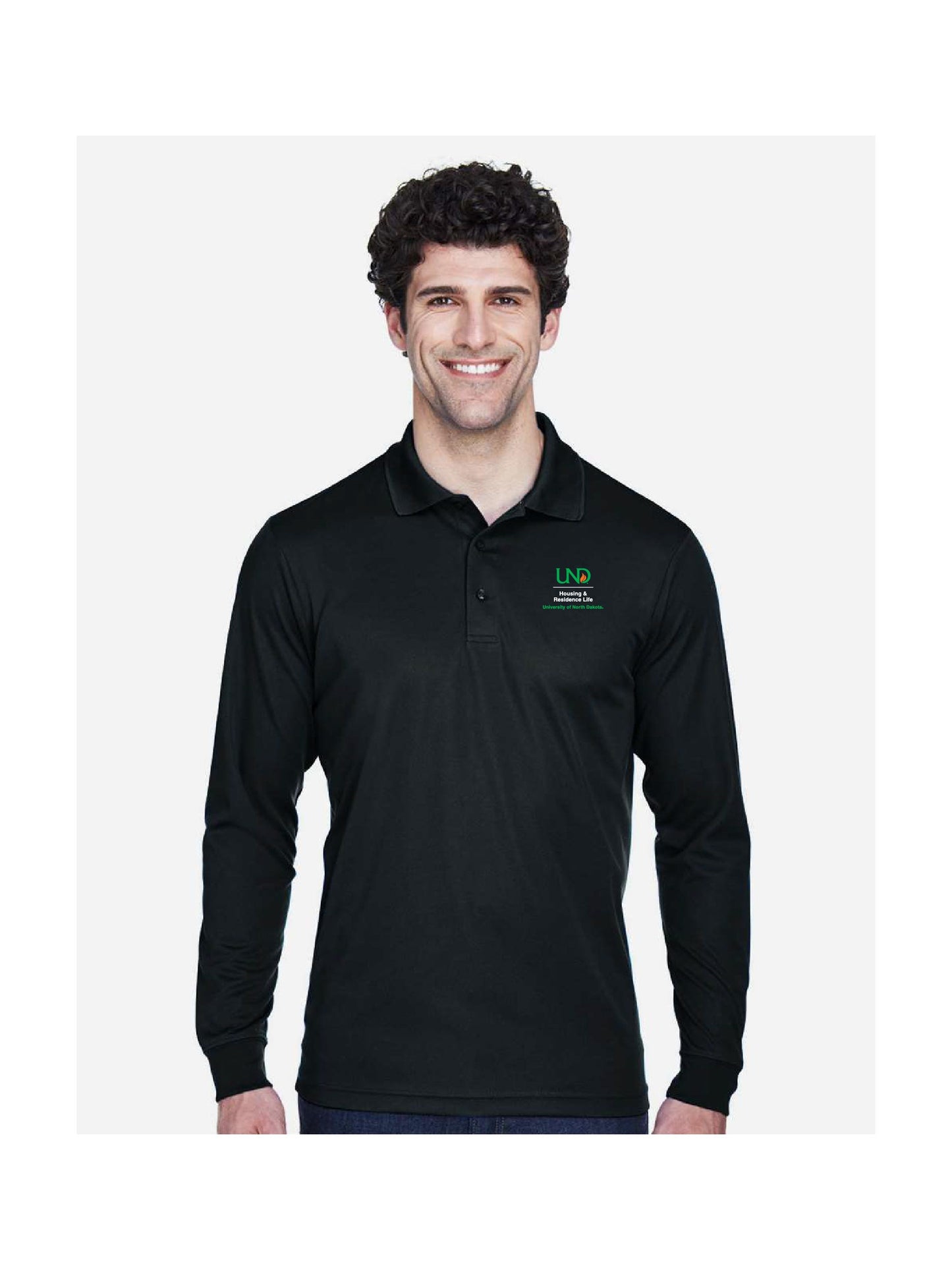 UND235. Tall Pinnacle Performance Long Sleeve Piqué Polo