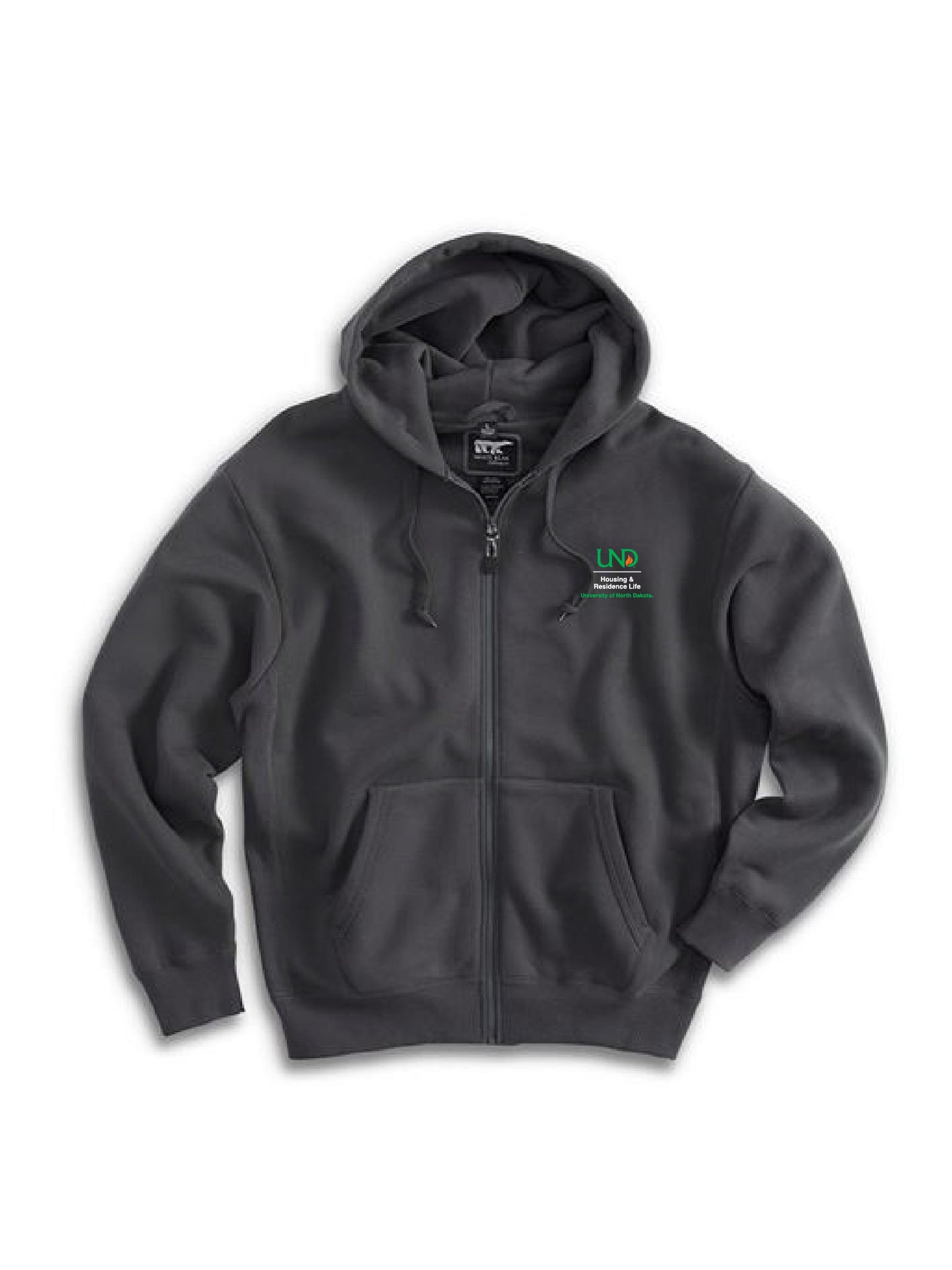 UND243. White Bear Heavyweight Full Zip Sweatshirt