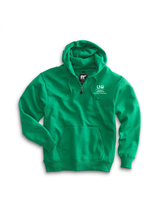 UND244. White Bear Heavyweight Hooded Sweatshirt