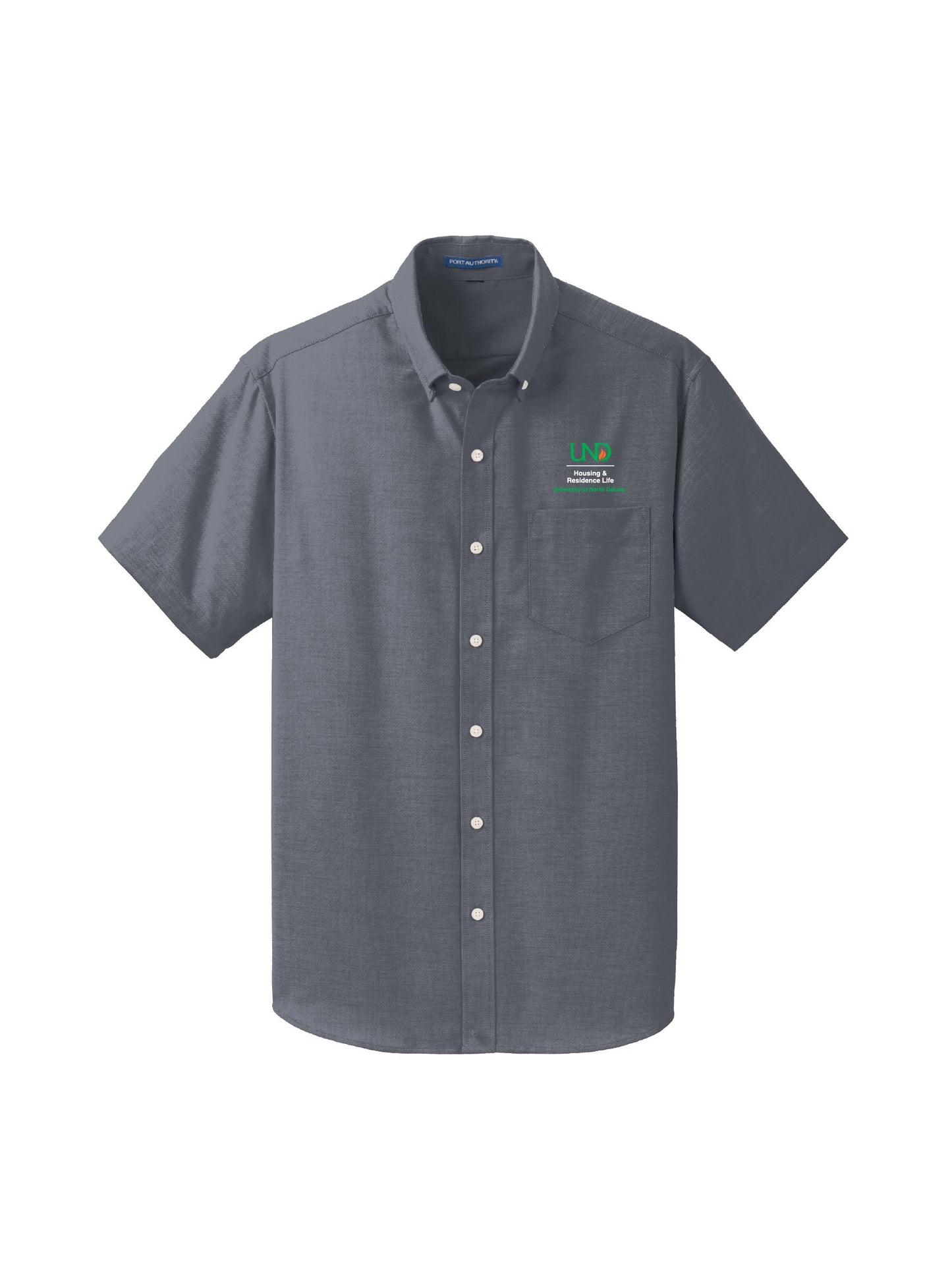 UND222. Port Authority® Short Sleeve SuperPro™ Oxford Shirt