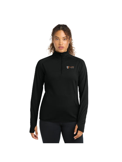 UJN100. Sport-Tek® Women's Sport-Wick® Stretch 1/4-Zip Pullover