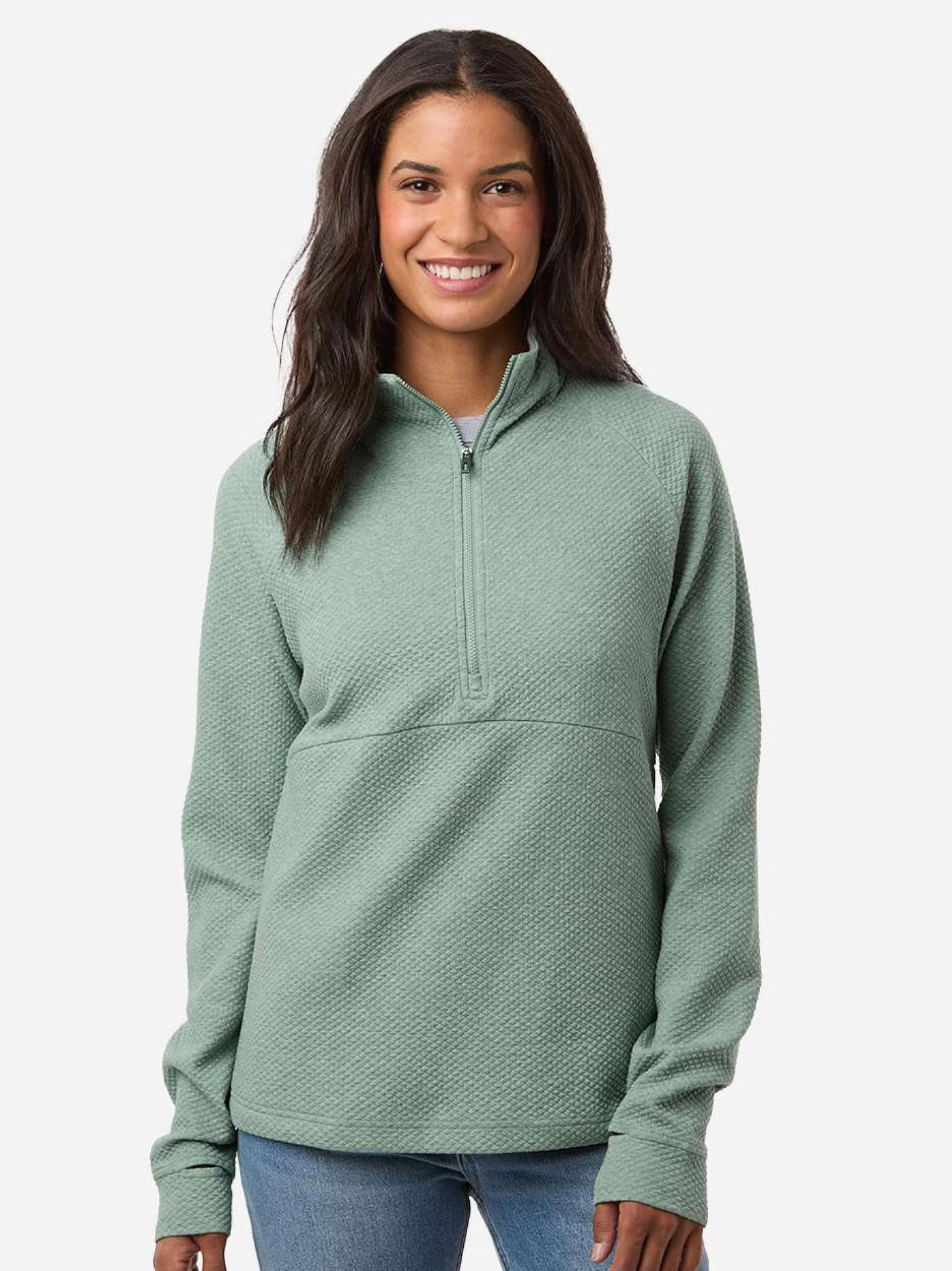VC226. North End Women's Spirit Textured 1/4-Zip