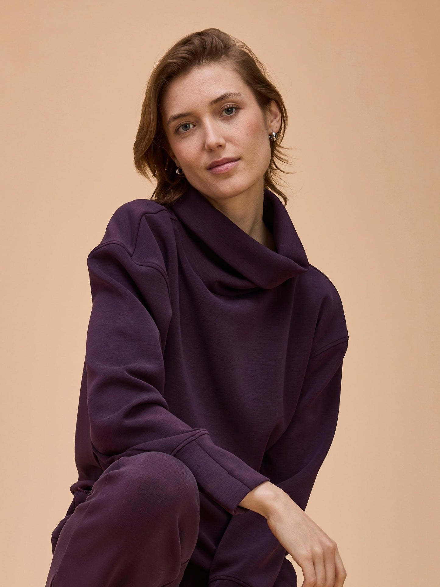 VC227. Storm Creek Women's Comfort Zone Super Soft Modal Blend Funnel Neck